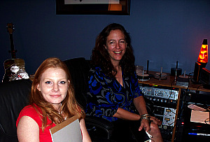 Elizabeth Roth and Harmony Cornett at Eclipse Recording Company