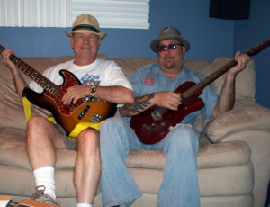 Bernie "Son" Powers and Rob Piazza at Eclipse Recording Company!