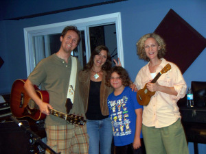 Katherine Archer and Family at Eclipse Recording Company!