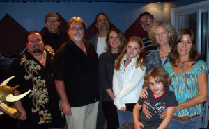 The whole gang at Eclipse Recording Company