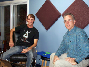 Adam Morley and Matt Jeffs at Eclipse Recording Company