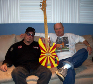 Rob Piazza and Bernie "Son" Powers at Eclipse Recording Company