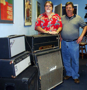 Steve Bennett pictured with Jim Stafford of Eclipse Recording Company