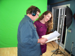 Jim Wall and Krysta Brown at Eclipse Recording Company