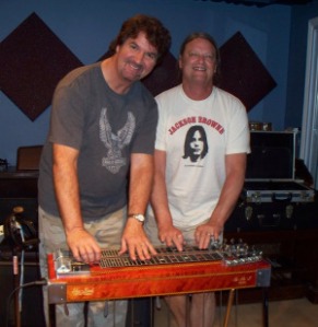 Steve Corliss Bryant with kurt Johnston at Eclipse Recording Company