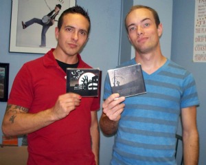A member of USS4 a.k.a. US Station 4 with Trevor at Eclipse Recording Company