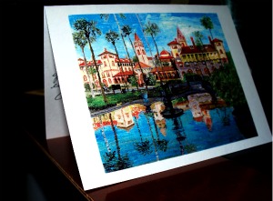 A very nice "Thank You" Card from Tracy Halcomb of Flagler College in St. Augustine