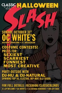 Halloween Slash Event at O.C. Whites in St. Augustine with Classic Blends