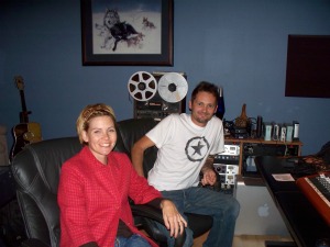 In the studio at Eclipse Recording Company in St. Augustine Florida!