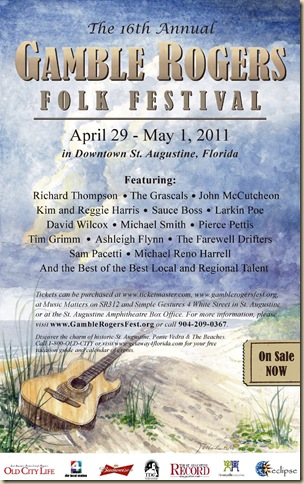 16th Annual Gamble Rogers Folk Festival