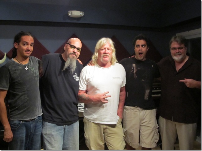 Barefoot Davis and the Gang at Eclipse Recording Company